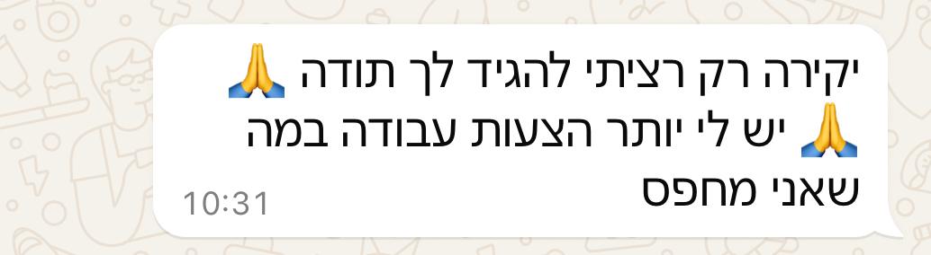 המלצה 1